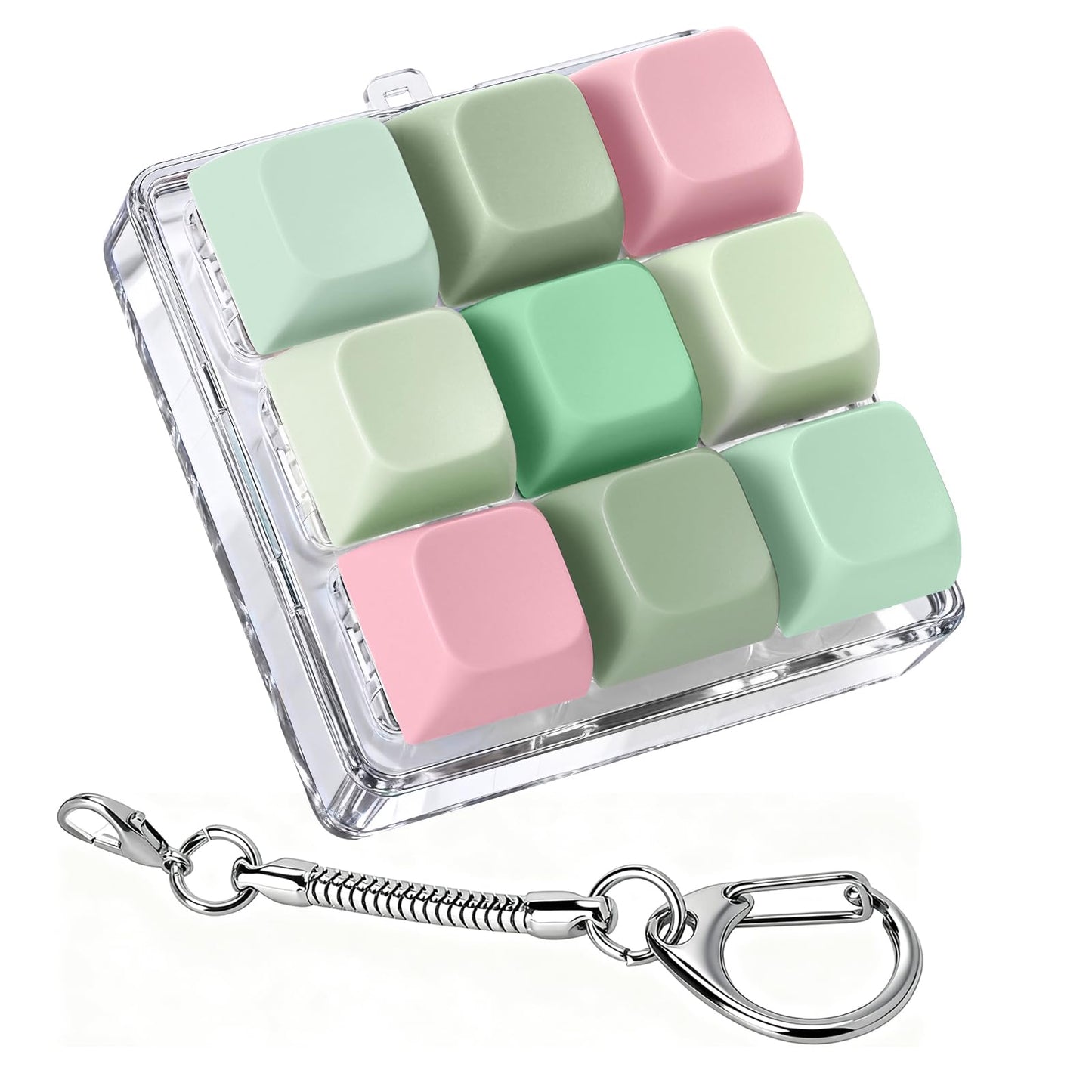 Axlksia Keyboard Fidget Toy (Style Y) – Portable Stress Relief & Focus Keychain