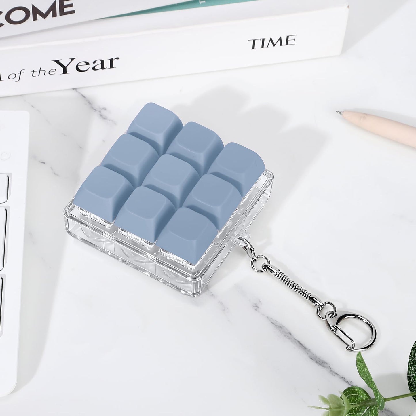 Axlksia Keyboard Fidget Toy – Portable Stress-Relief Clicker