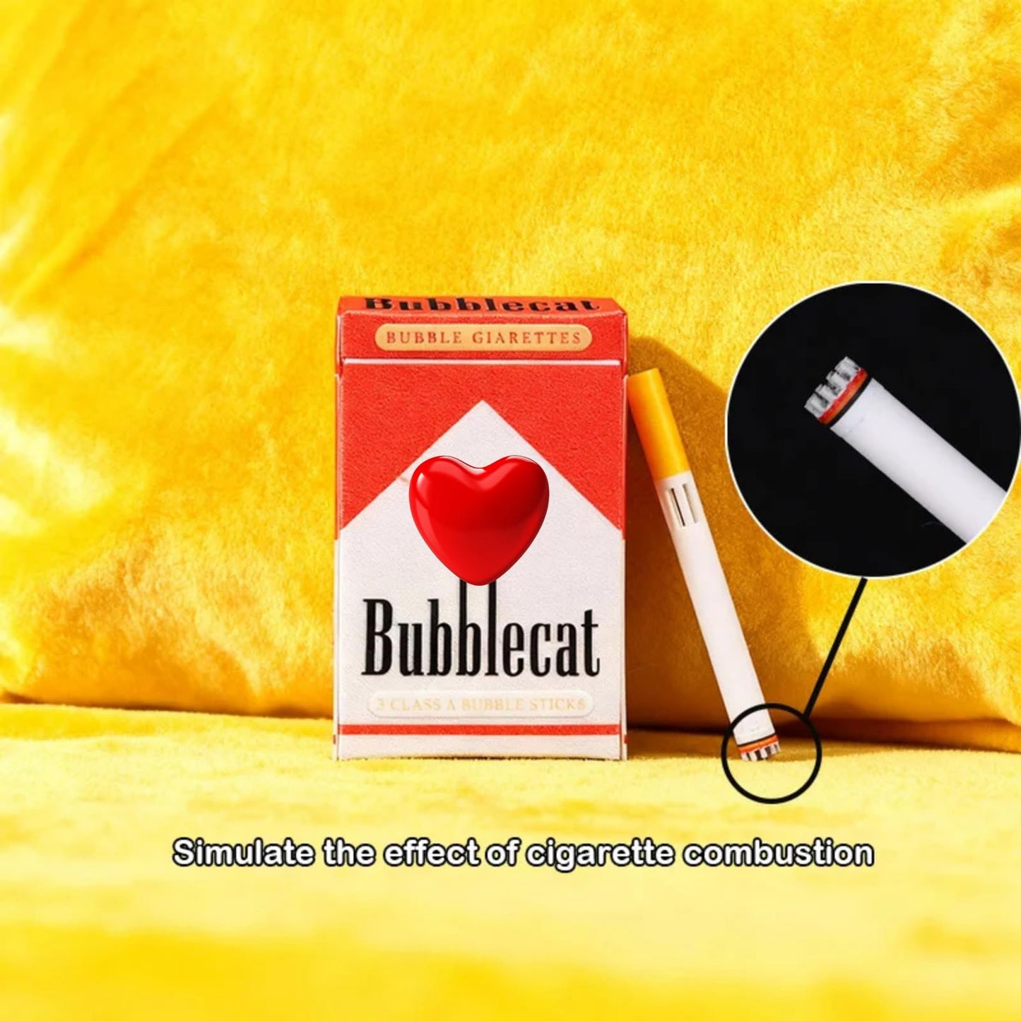 Axonkit Bubble Cigarette Stress Relief Accessory | Mini Bubble Blower for Desk Fun