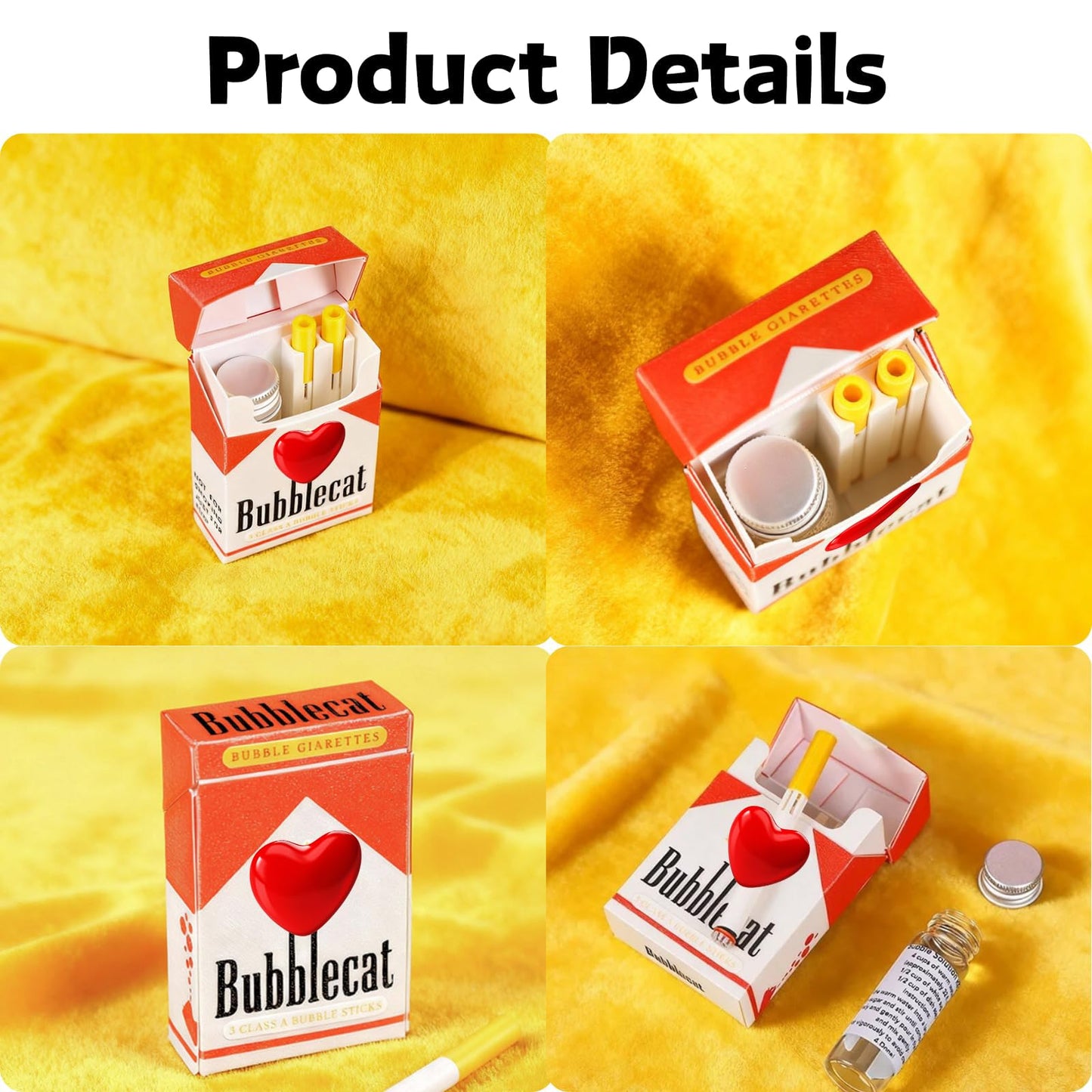 Axonkit Bubble Cigarette Stress Relief Accessory | Mini Bubble Blower for Desk Fun