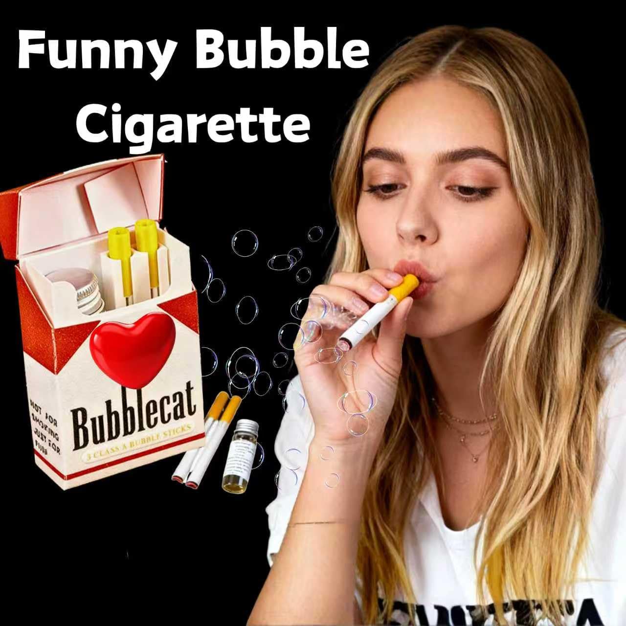 Axonkit Bubble Cigarette Stress Relief Accessory | Mini Bubble Blower for Desk Fun
