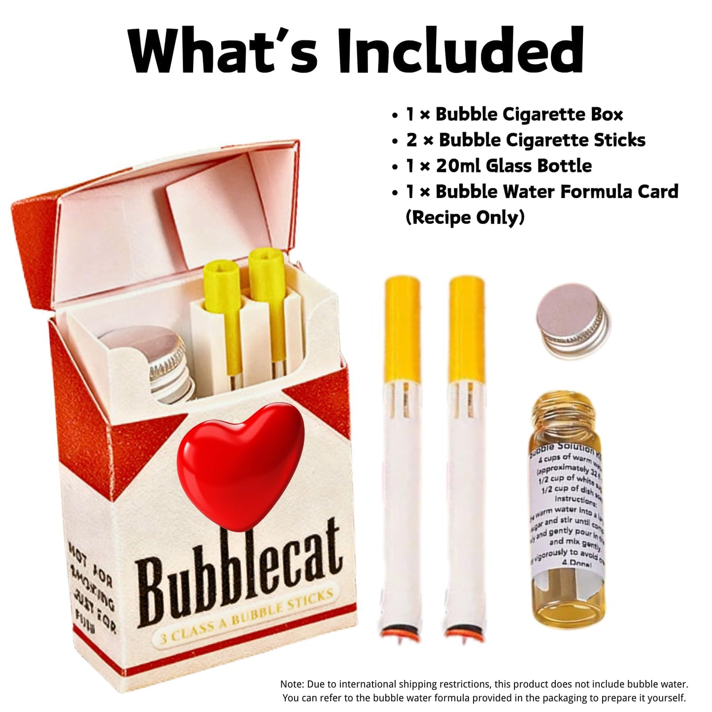 Axonkit Bubble Cigarette Stress Relief Accessory | Mini Bubble Blower for Desk Fun