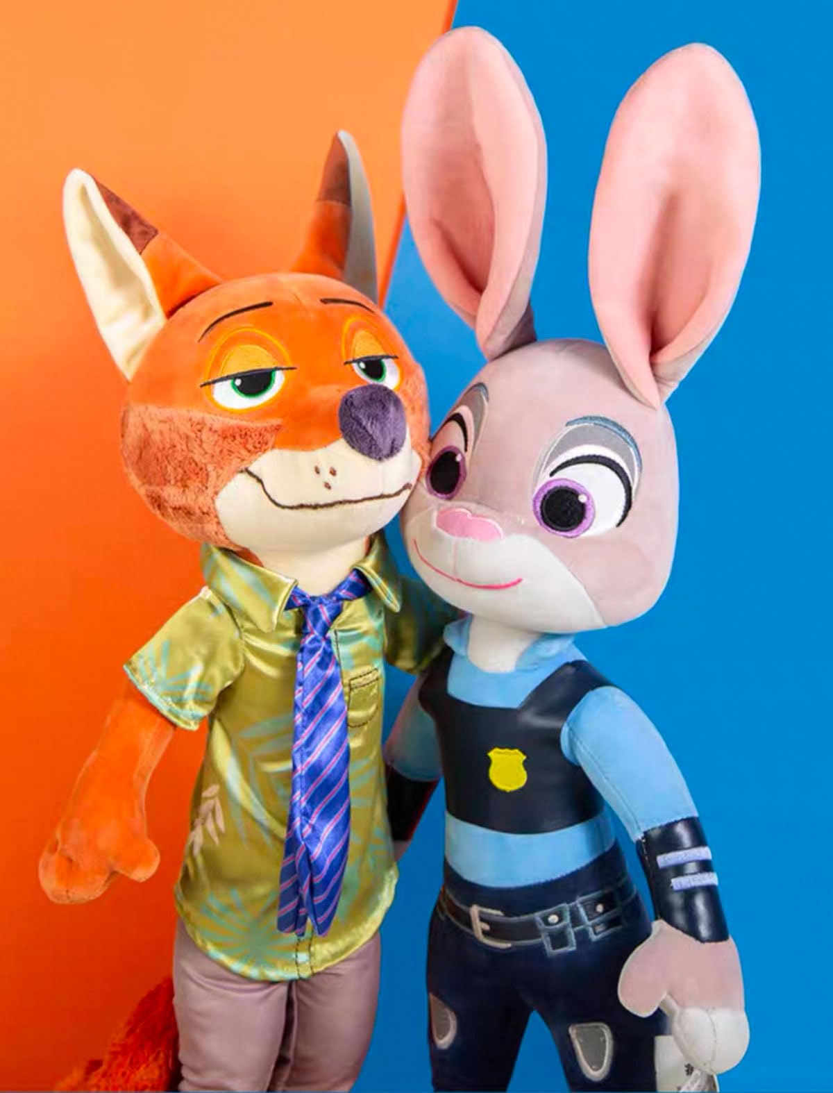 AYGITAL 2 Pcs Judy Hopps & Nick Wilde Plush Toys – Cozy Gift & Decor Set