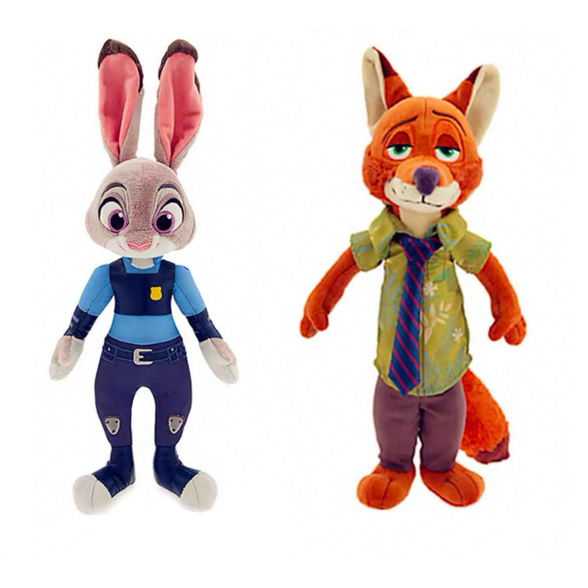 AYGITAL 2 Pcs Judy Hopps & Nick Wilde Plush Toys – Cozy Gift & Decor Set