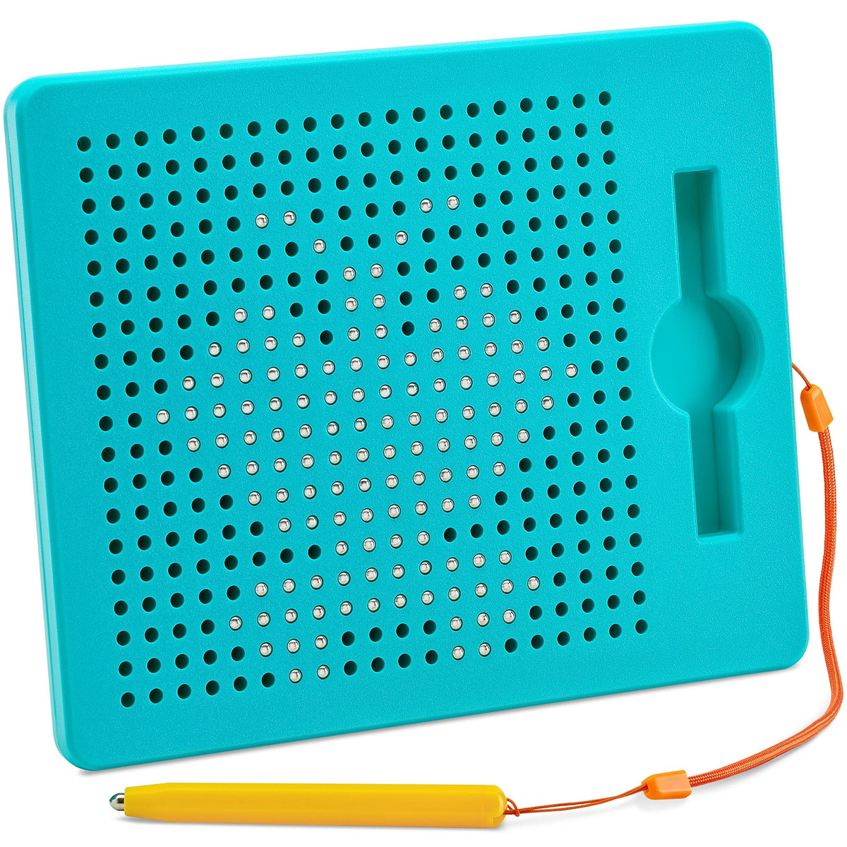 AYNAT FUN Magnetic Drawing Board for Kids – Mess-Free Travel Beads & Stylus Toy