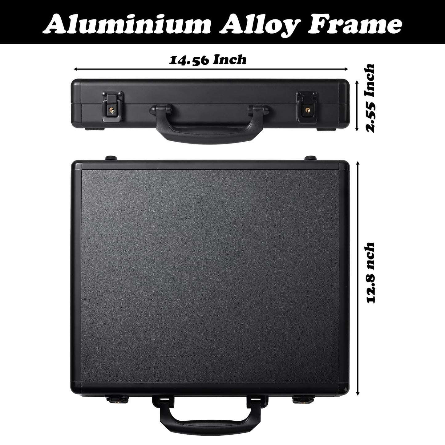 Azamou Toploader Binder — Holds 216 Toploaders, 9-Pocket Sleeves, 3-inch x 4-inch Cards (Black)