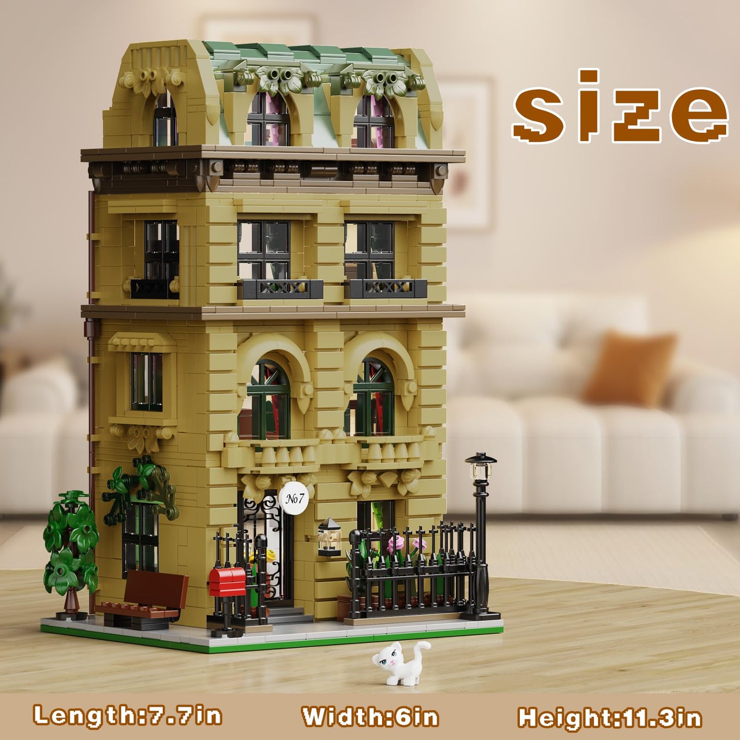 AZBHDTYS Nanny Building House Set – 1435 PCS, Lego Modular Compatible, Gifts for Fans 6+