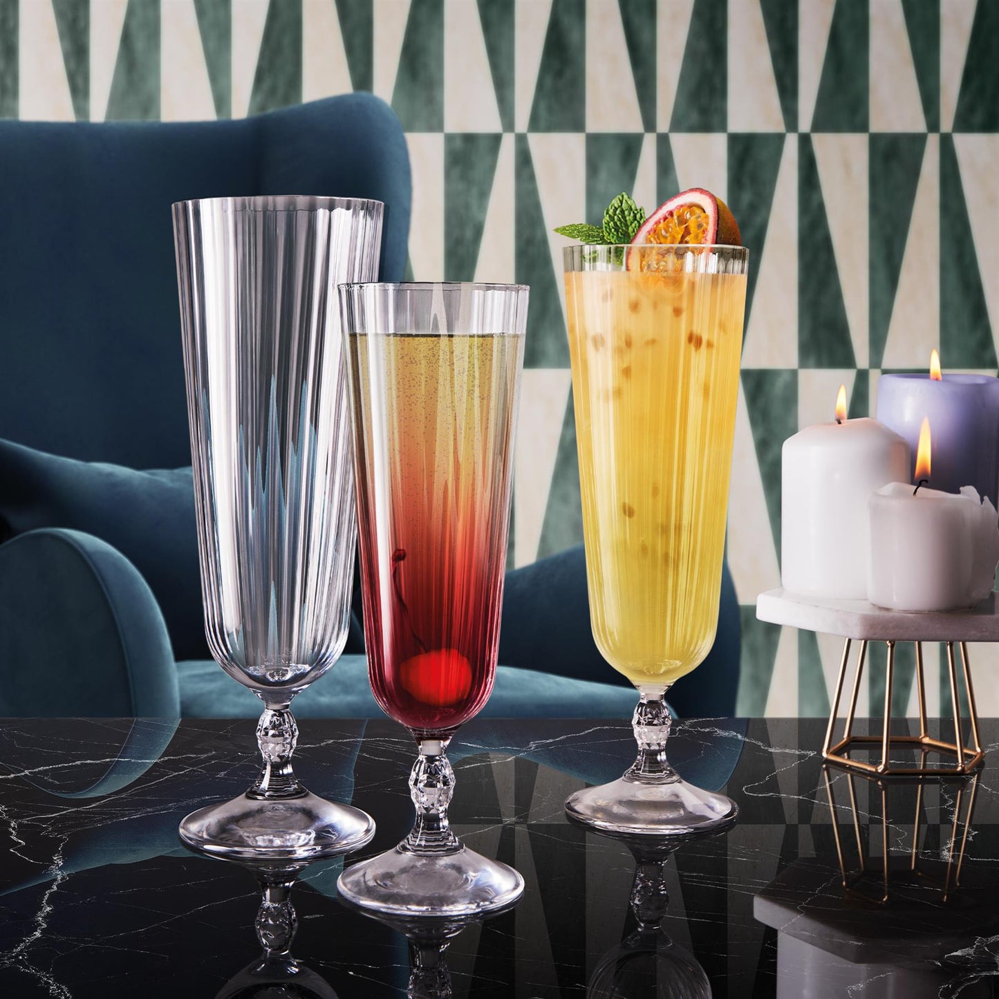 400ml America '20s Sling Cocktail Glasses - Pack of 6