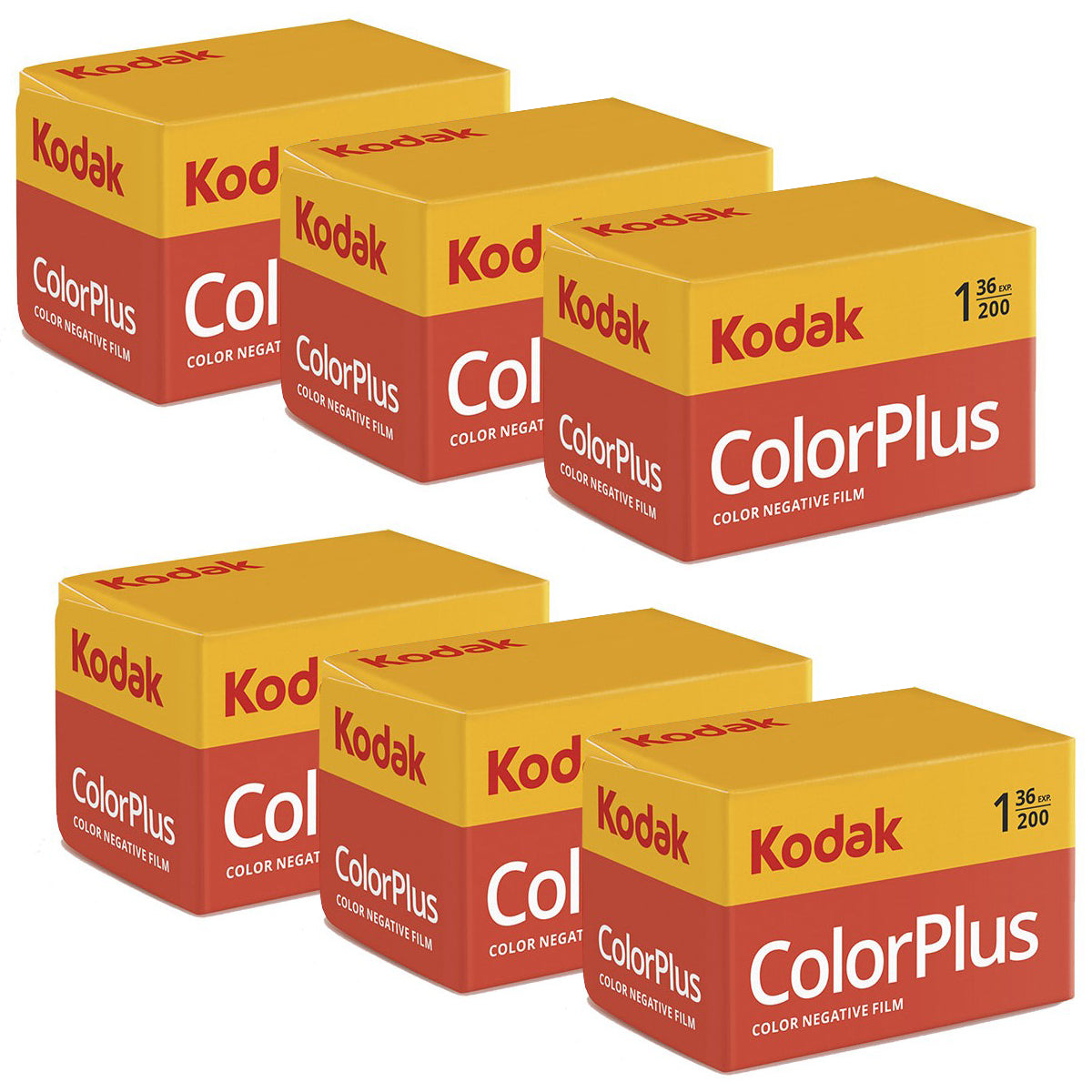 Kodak Color Plus 200 135 Film - 36 Exposures Per Pack