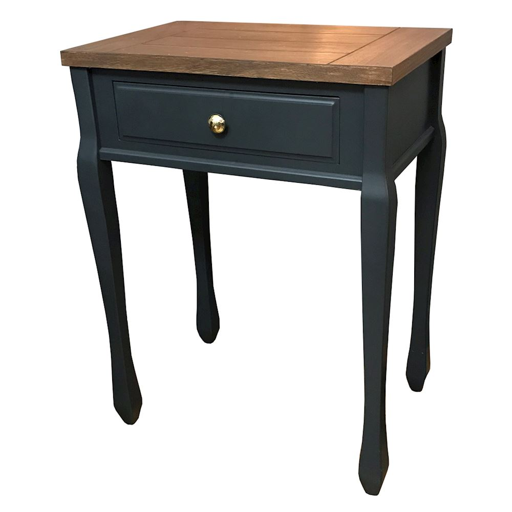 78CM WOODEN 1 DRAWER TABLE