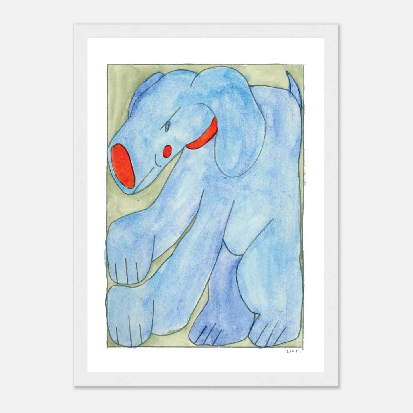 Hayley Deti - 'Boog 2 (Mischief)' Framed Print