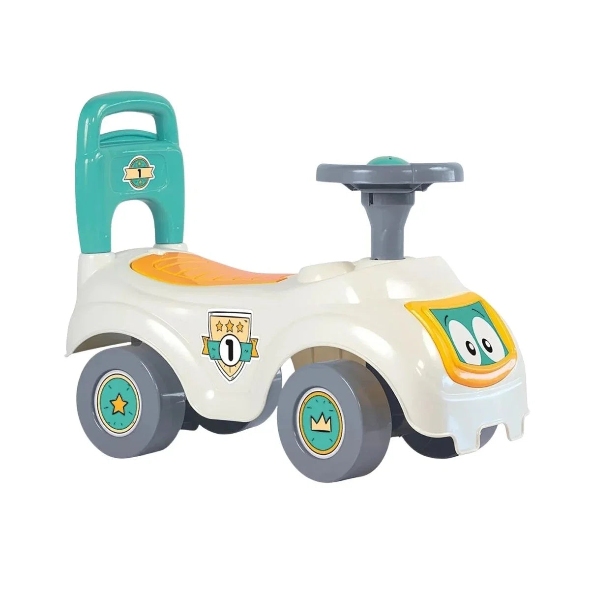 Dolu Sit N Ride-On - White