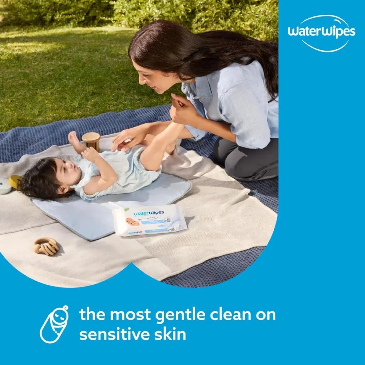 WaterWipes Sensitive Baby & Newborn Wipes 12x60 pcs
