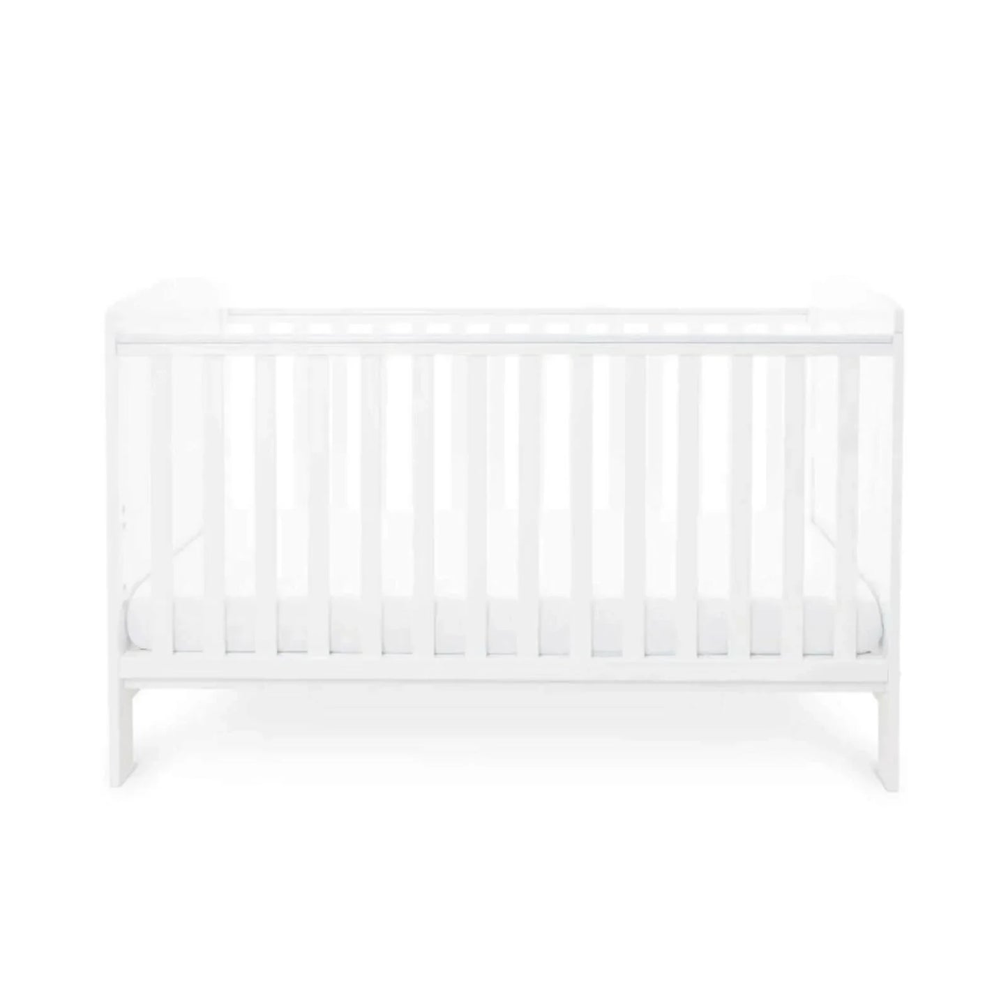 Ickle Bubba Coleby Classic Cot Bed White - Fibre Mattress