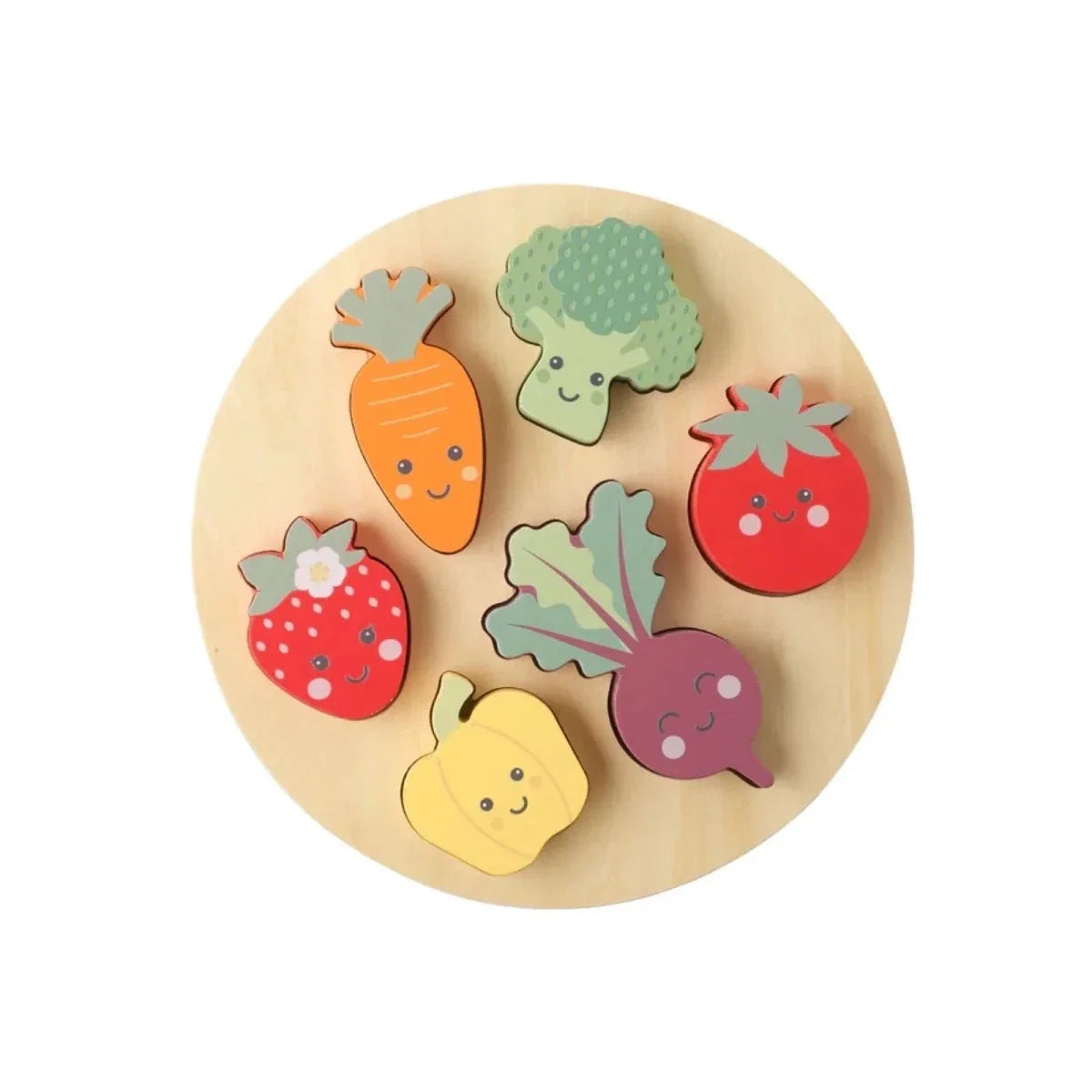 Orange Tree Toys Happy Veggies Puzzles