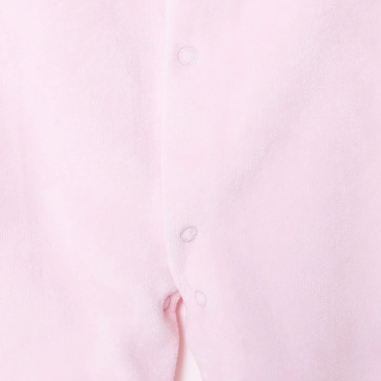HelloBaby Newborn Velvet Footlesss Jumpsuit - Light Pink