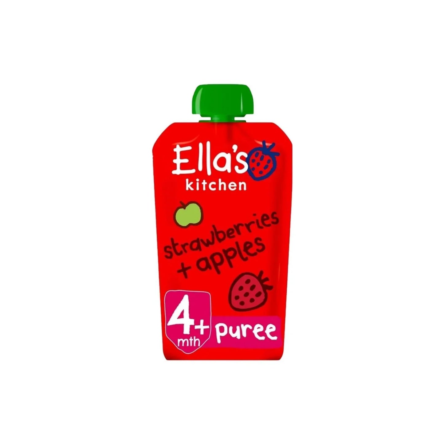 Ella's Kitchen Strawberries & Apples 4+ months 120g