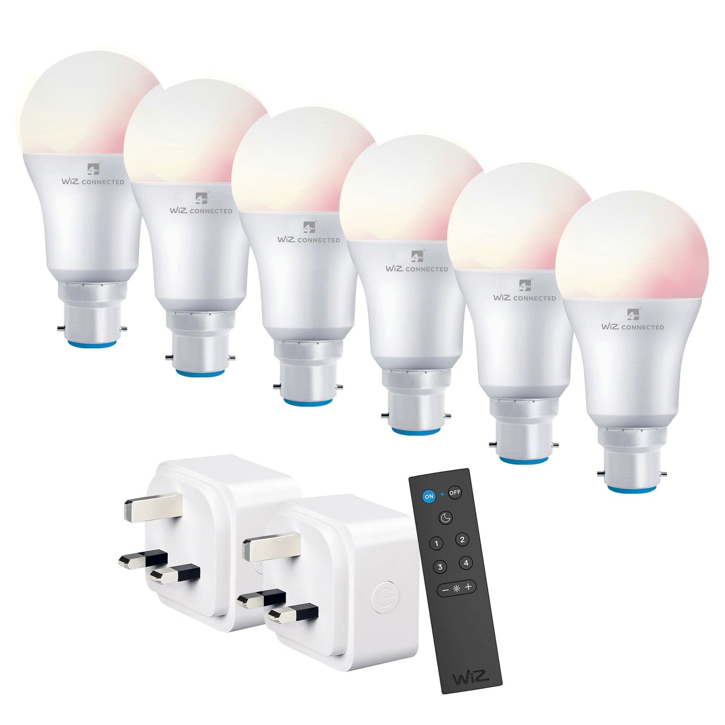 4lite WiZ Connected Smart Lighting B22 Multicolour Starter Kit