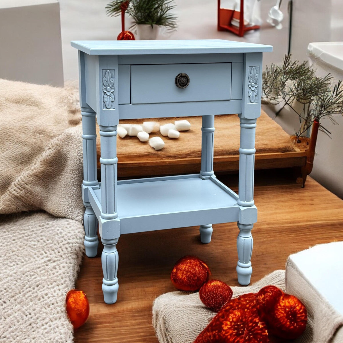 65CM 1 DRAWER SIDE TABLE