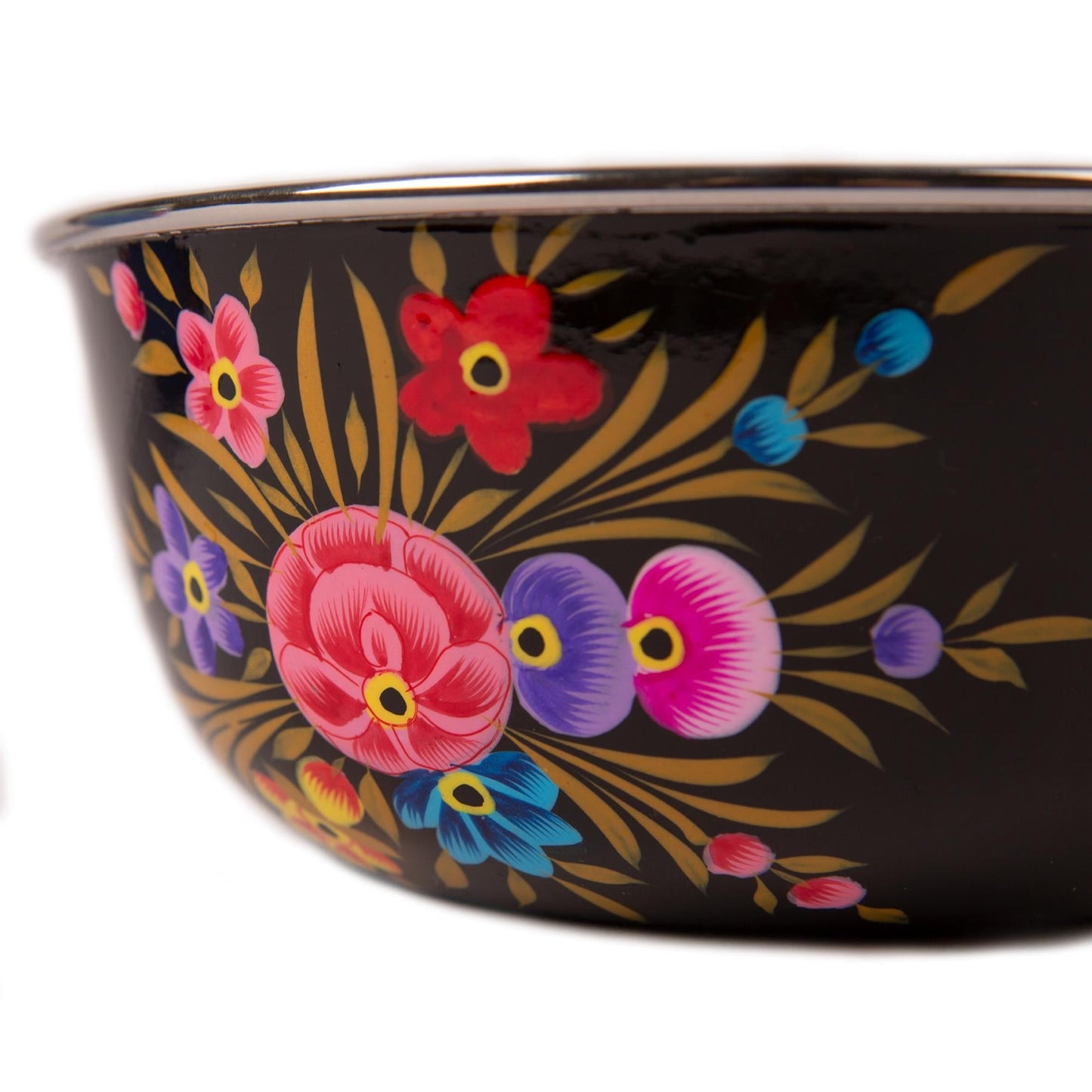 Pansy 14.5cm Hand-Painted Picnic Snack Bowl