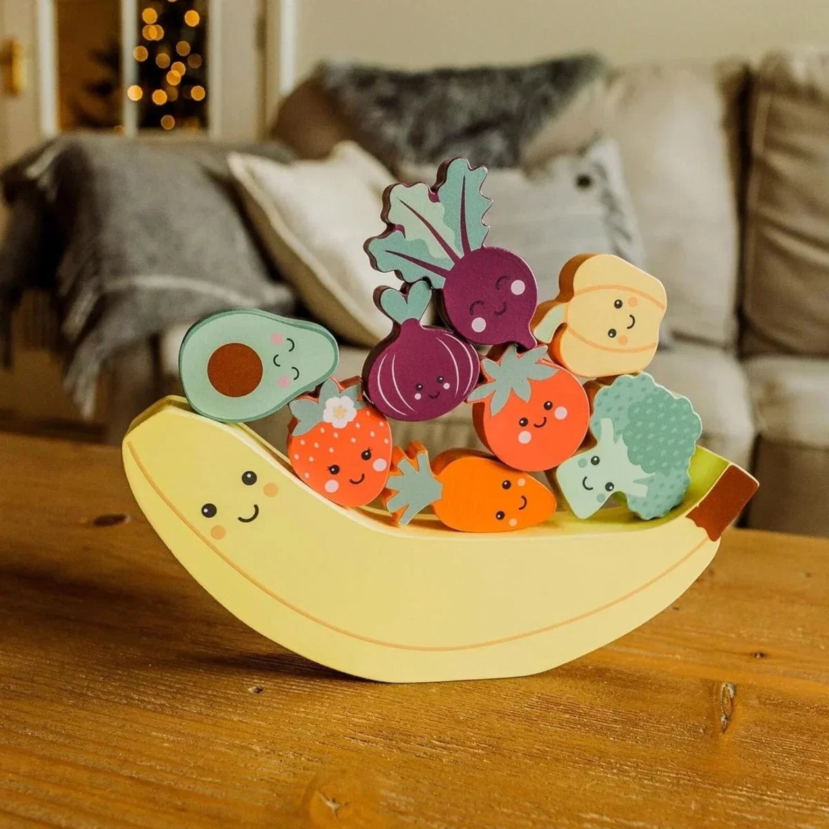 Orange Tree Toys Happy Veggies & Friends Balancing Game