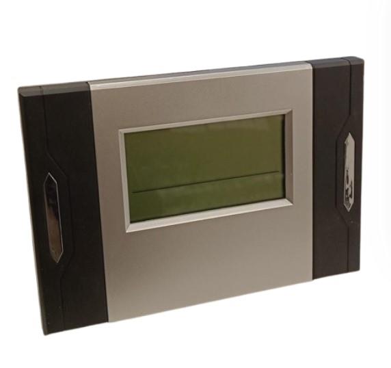 Kadio Kenko Digital Black with Temperature Day/Date Display Wall Mounted Clock