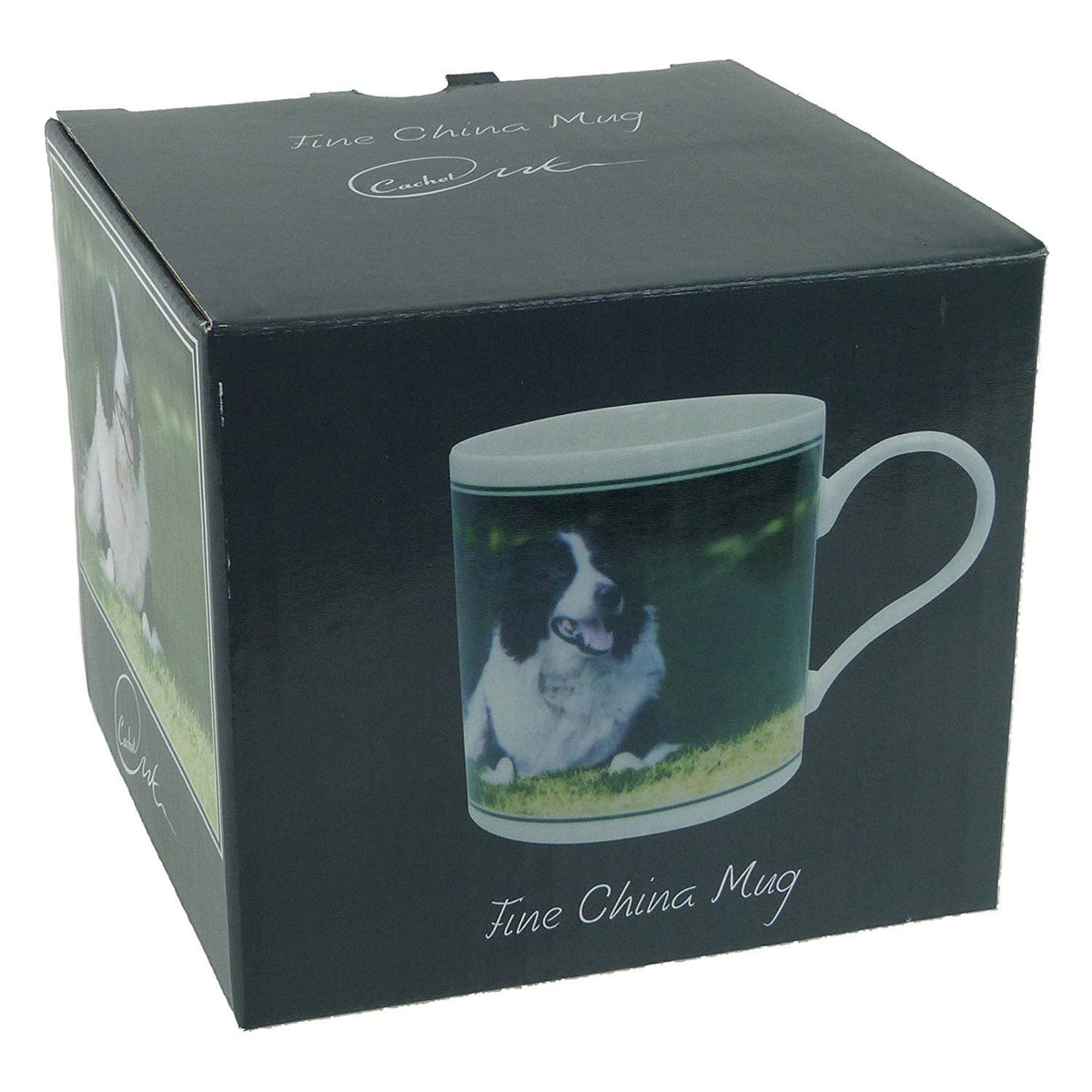 Fine China Collie Mug/Cup by Cachet Farmyard Collection Sheep Dog Gift Boxed