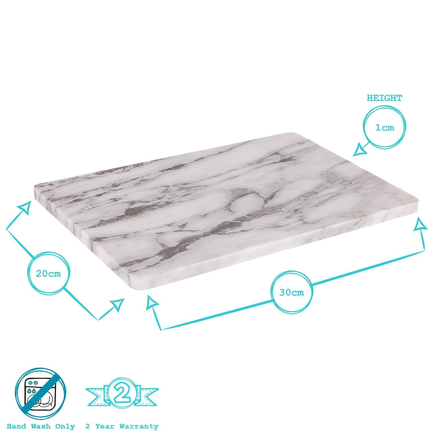 12pc Marble Placemats & Round Coasters Set