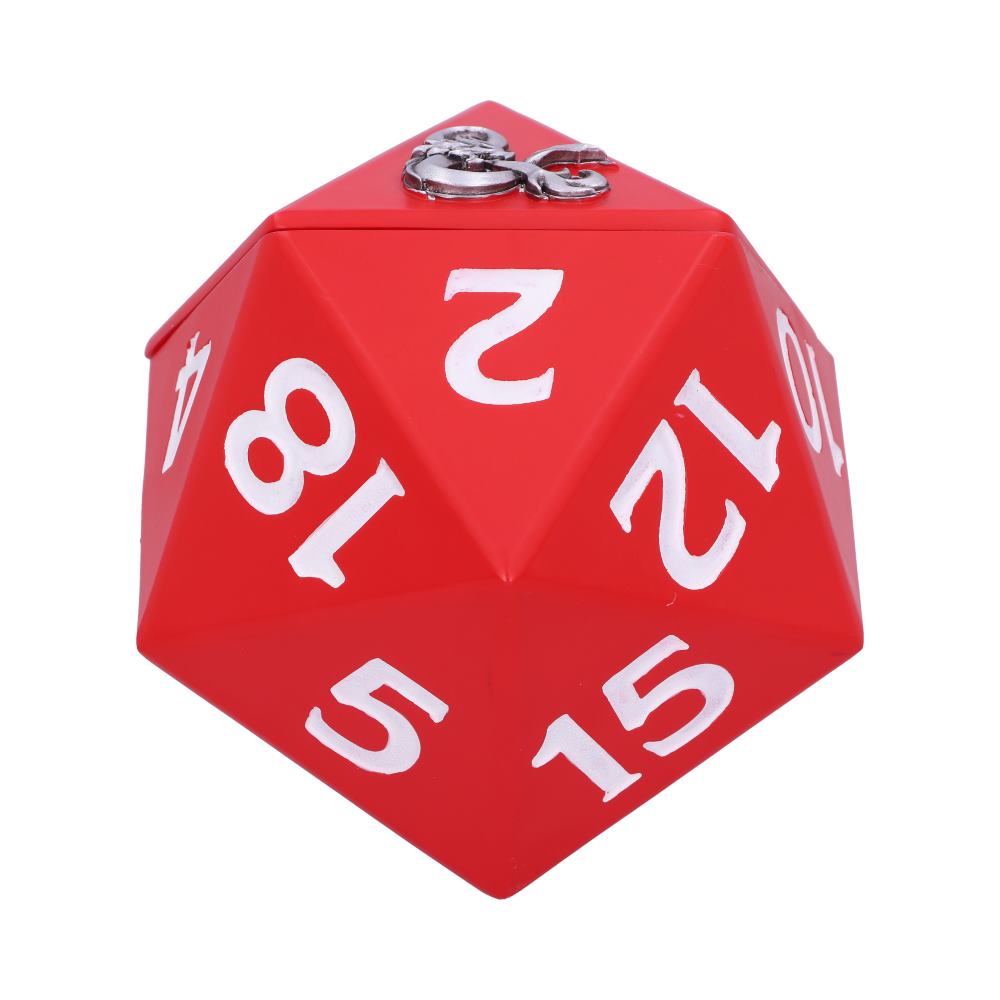 صندوق نرد D20 للعبة Dungeons & Dragons مقاس 13.5 سم