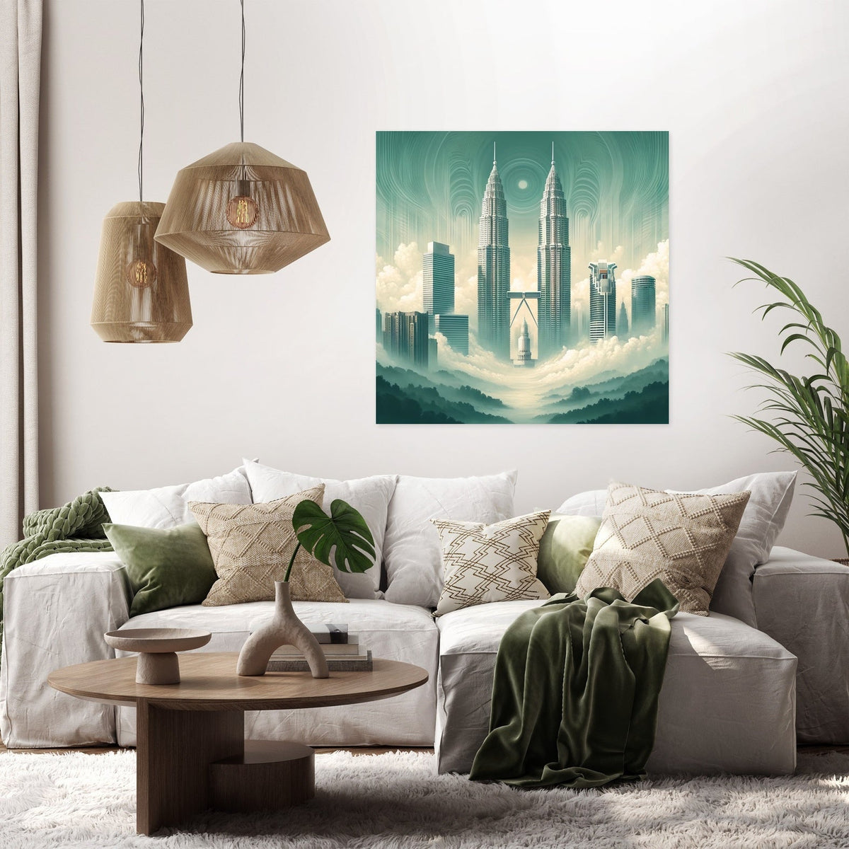 Ethereal Towers Canvas