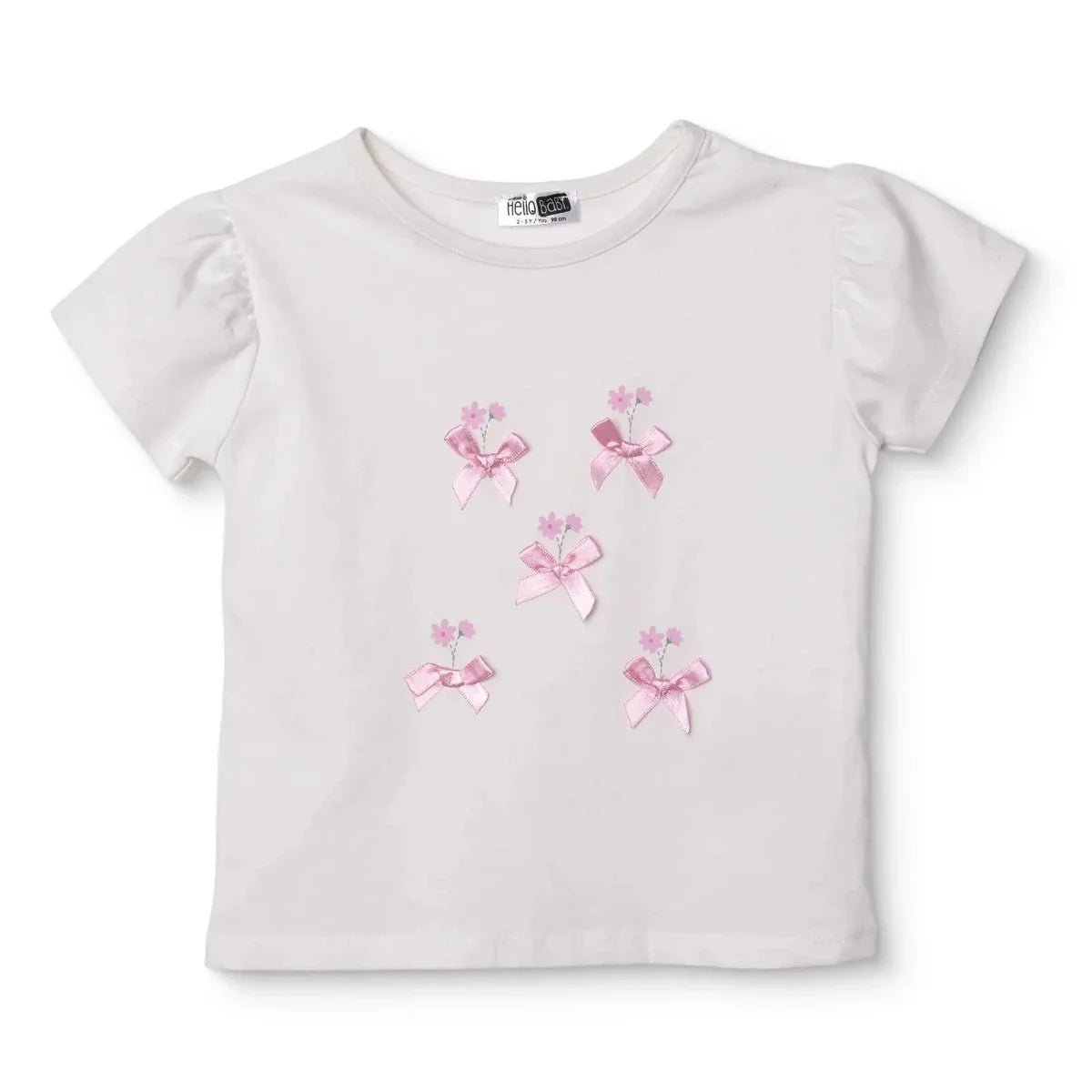 HelloBaby Flower Garden Bluz - Ecru