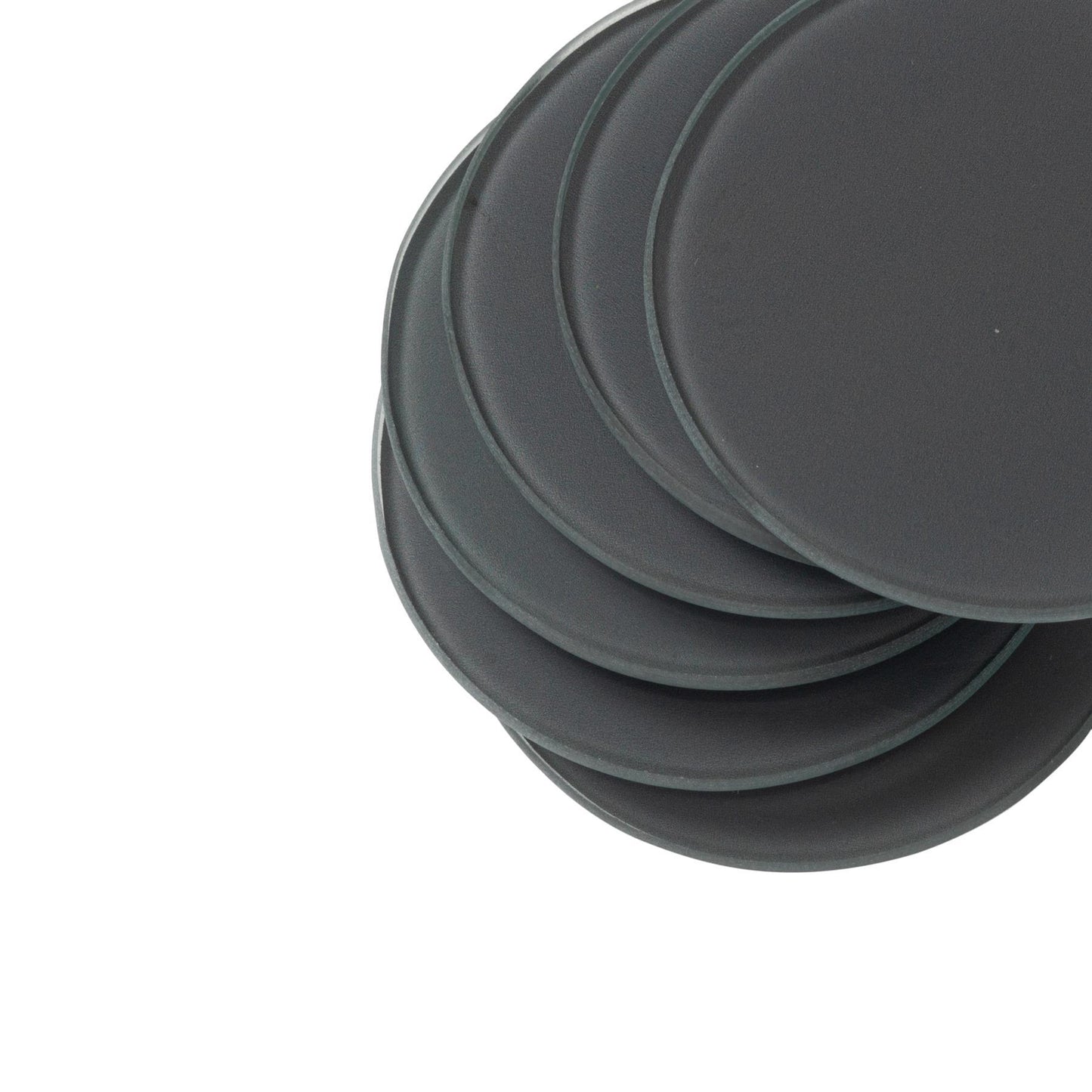 Round Glass Coasters - Pack of Six