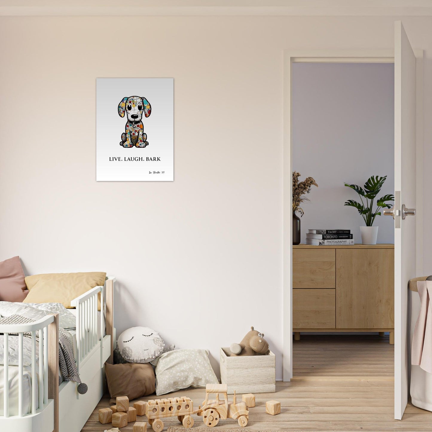 Dog Wall Art  - Live Laugh Bark