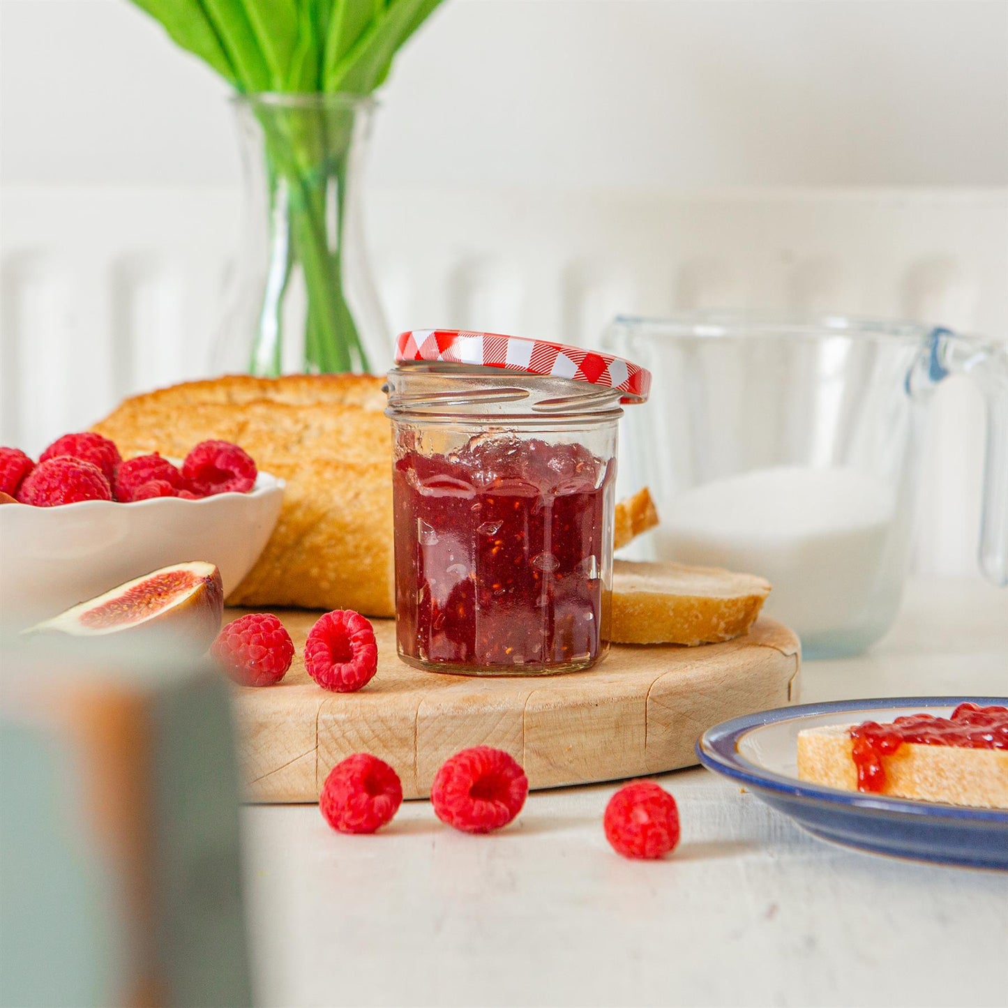 150ml Glass Jam Jars with Lids - Pack of 6