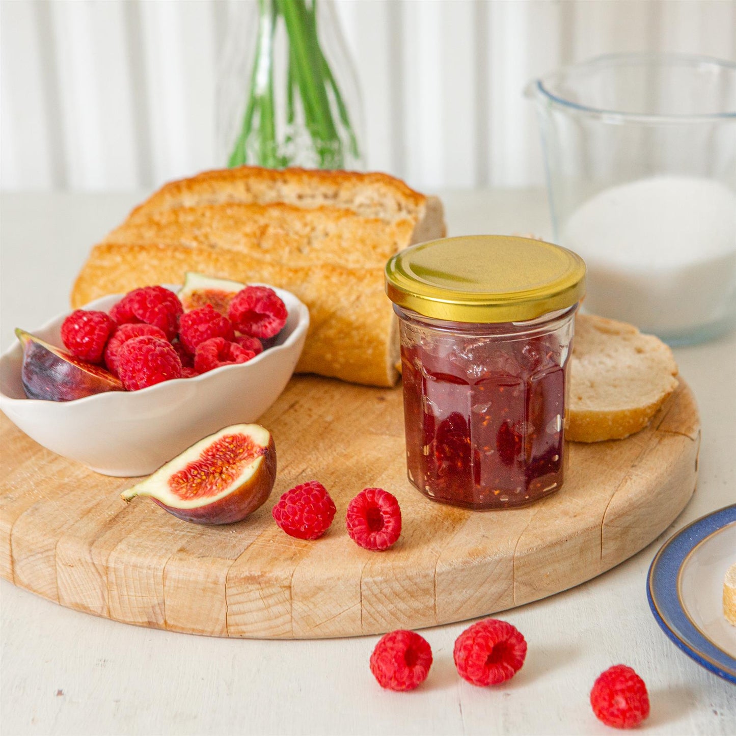150ml Glass Jam Jars with Lids - Pack of 6