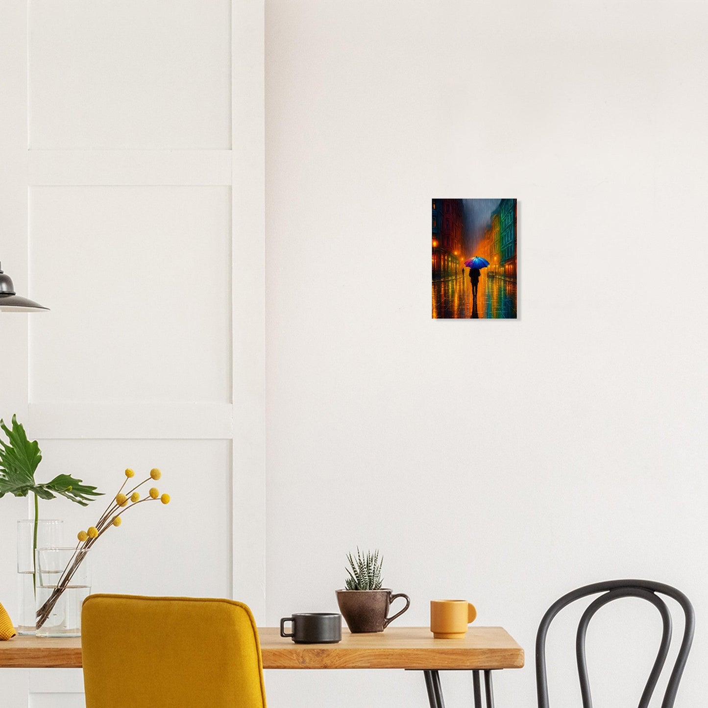 Moody Urban Street Scene Poster