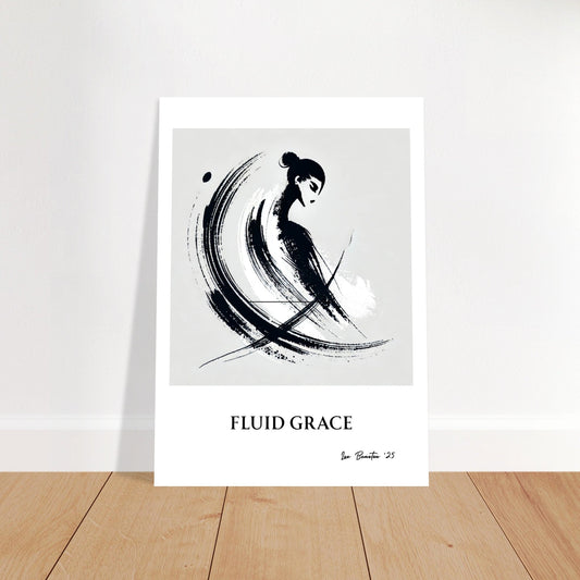 Minimalist Ink Brush Wall Art Print