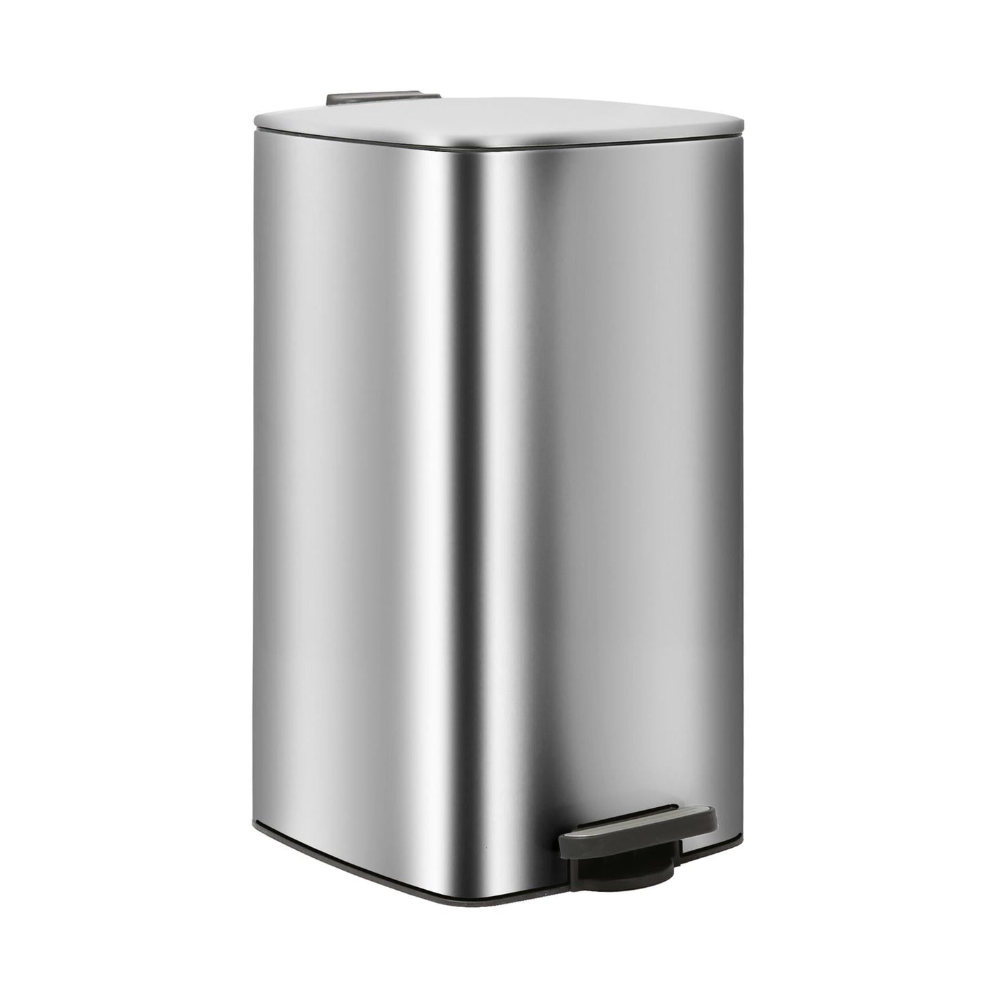 30L Square Stainless Steel Kitchen Pedal Bin