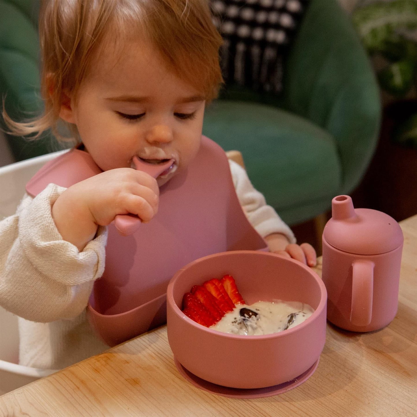 120ml Silicone Baby Sippy Cup