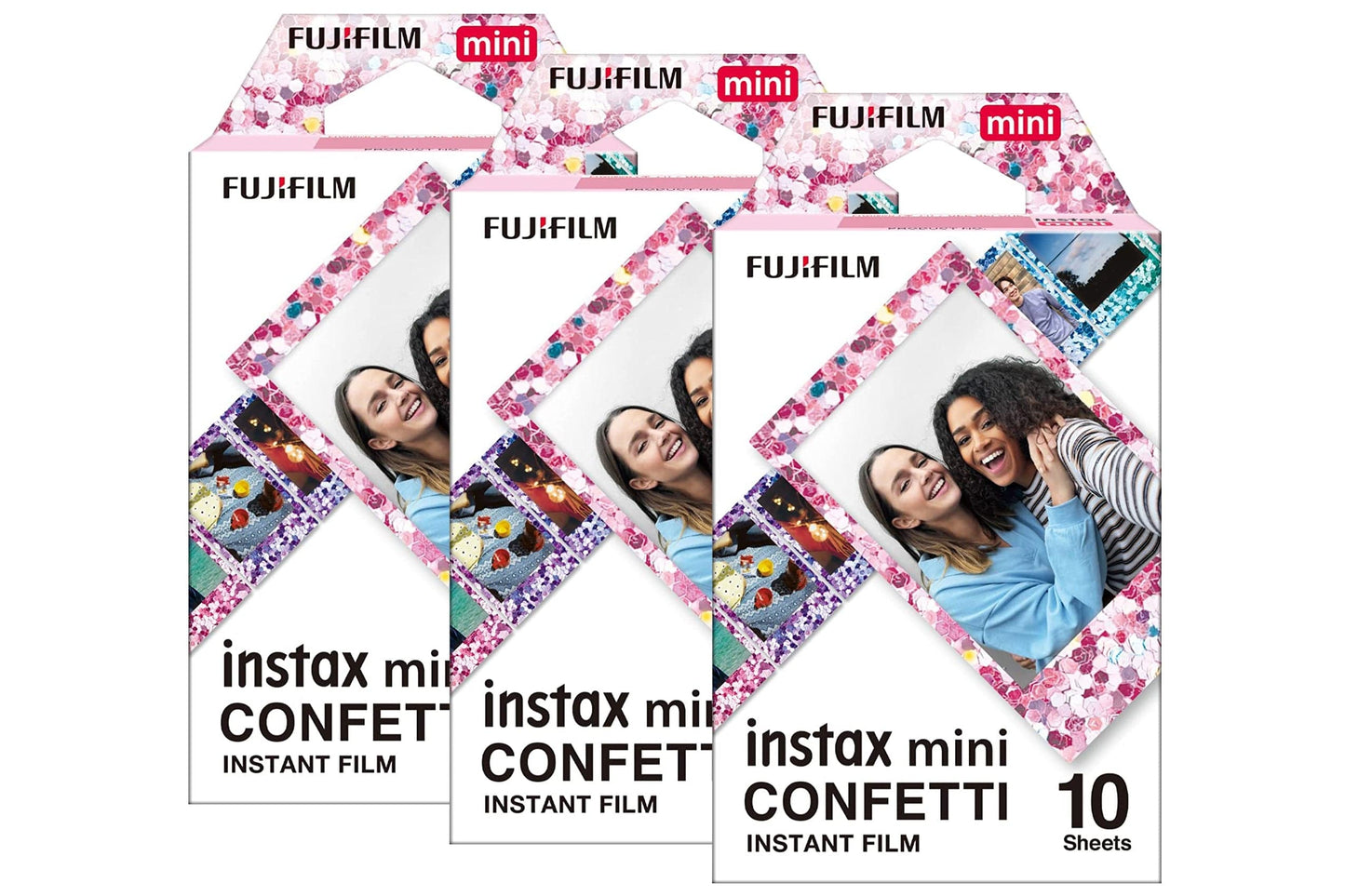 Fujifilm Instax Mini Instant Photo Film - Confetti