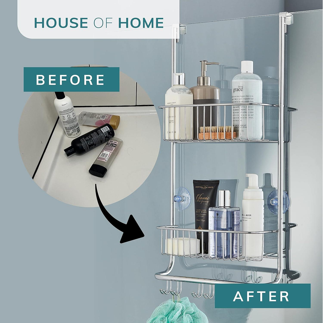 Over Door Shower Caddy In Nano Coating