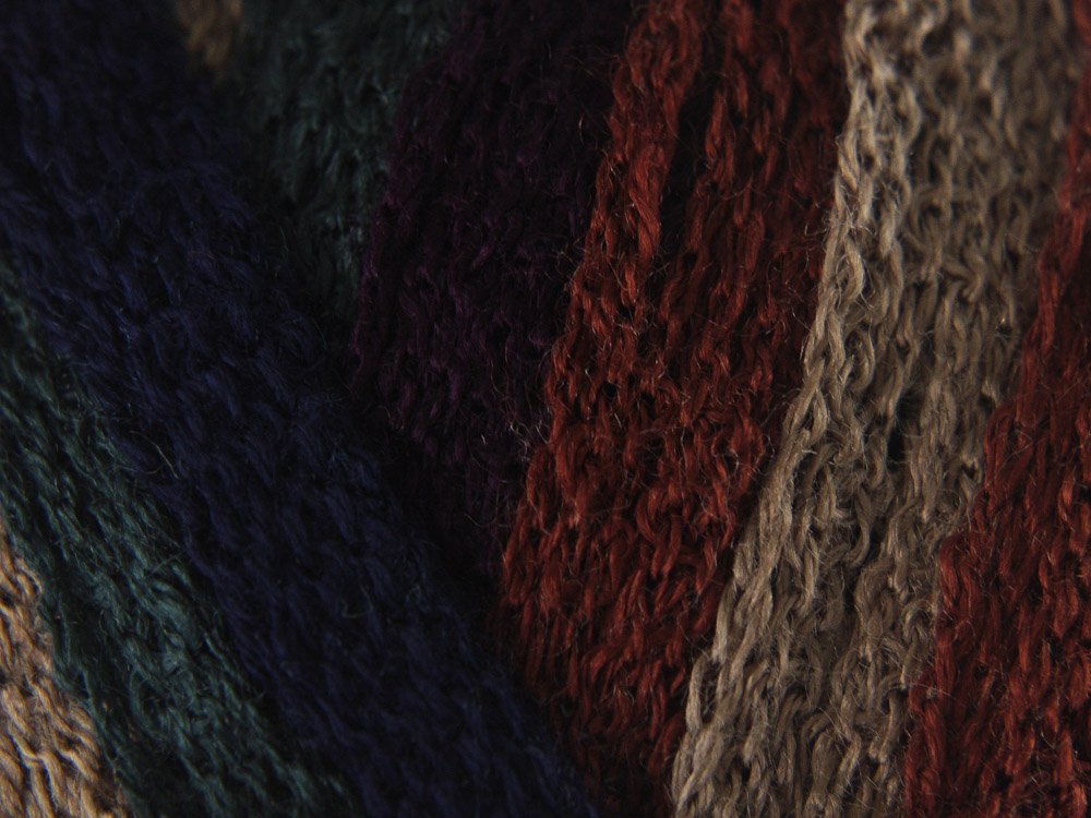 King Cole Krystal Scarf Yarn 100g Ball Reeds 414 Black and Brown Mix Plus Free Pattern