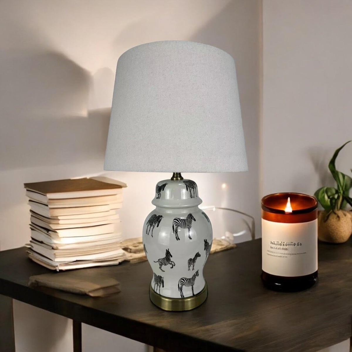 41CM LAMP AND SHADE