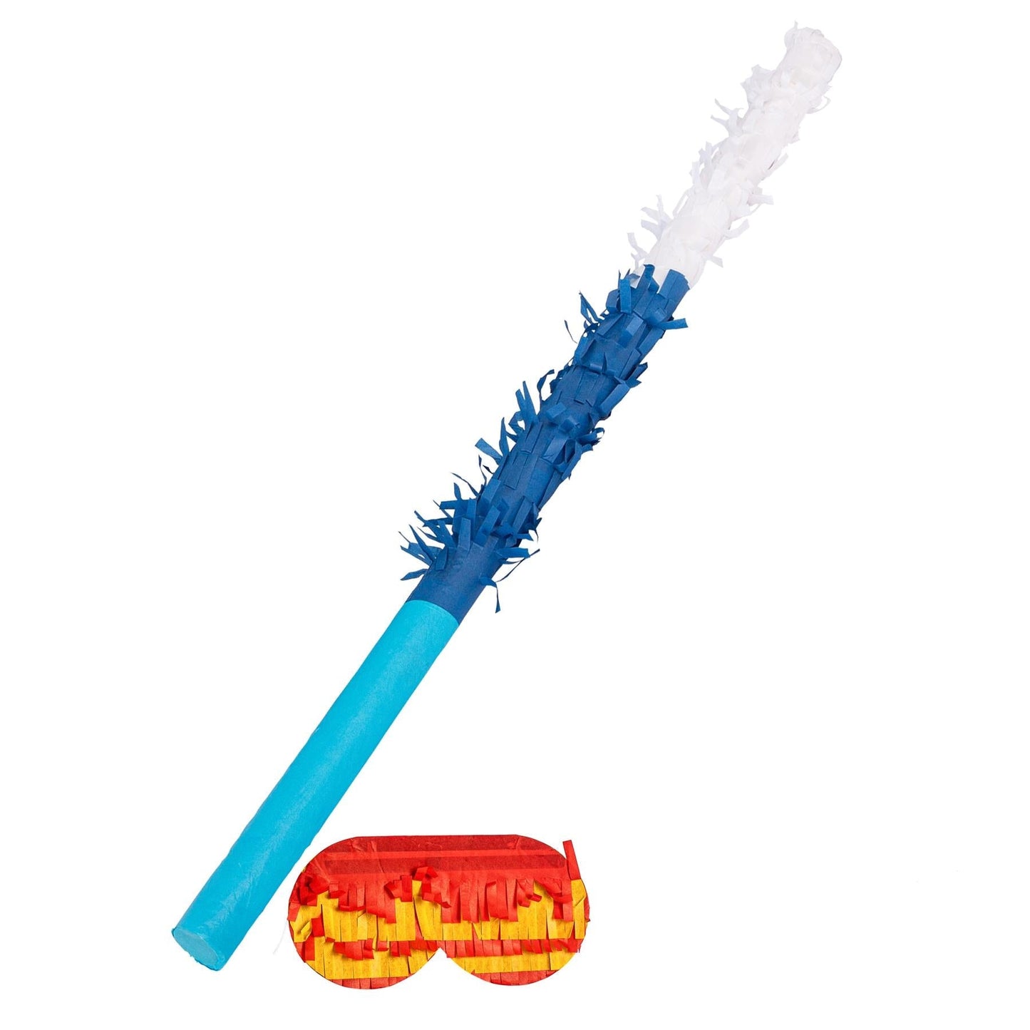 2pc Large Pinata Buster Stick & Blindfold Set
