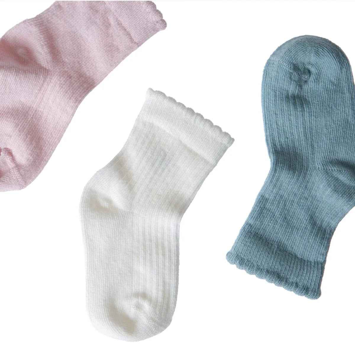 HelloBaby Ankle Socks 3 pcs - Pink