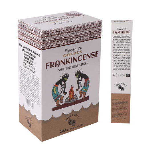 30g Golden Frankincense Smudging Resin Sticks