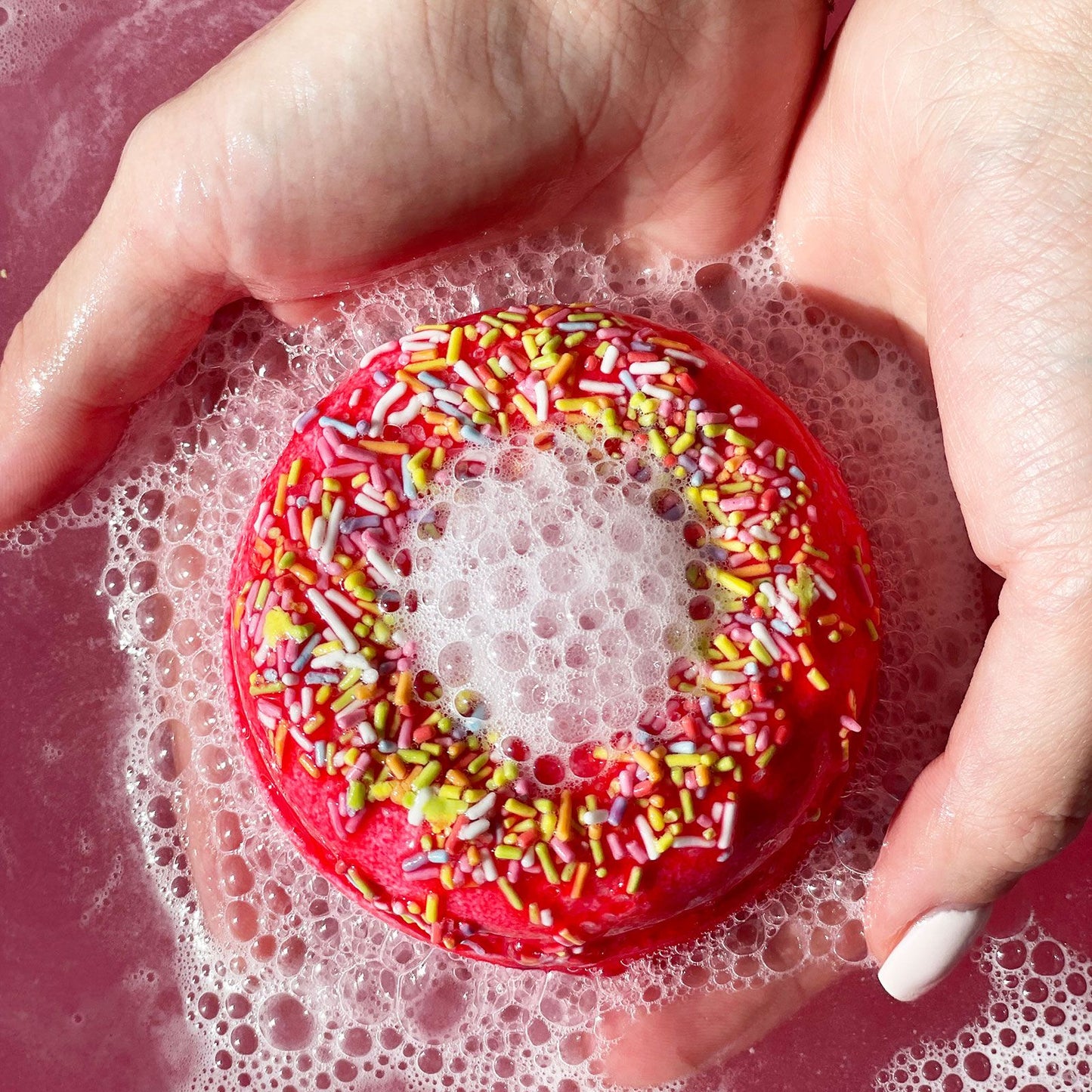 Strawberry & Banana Bath Donuts