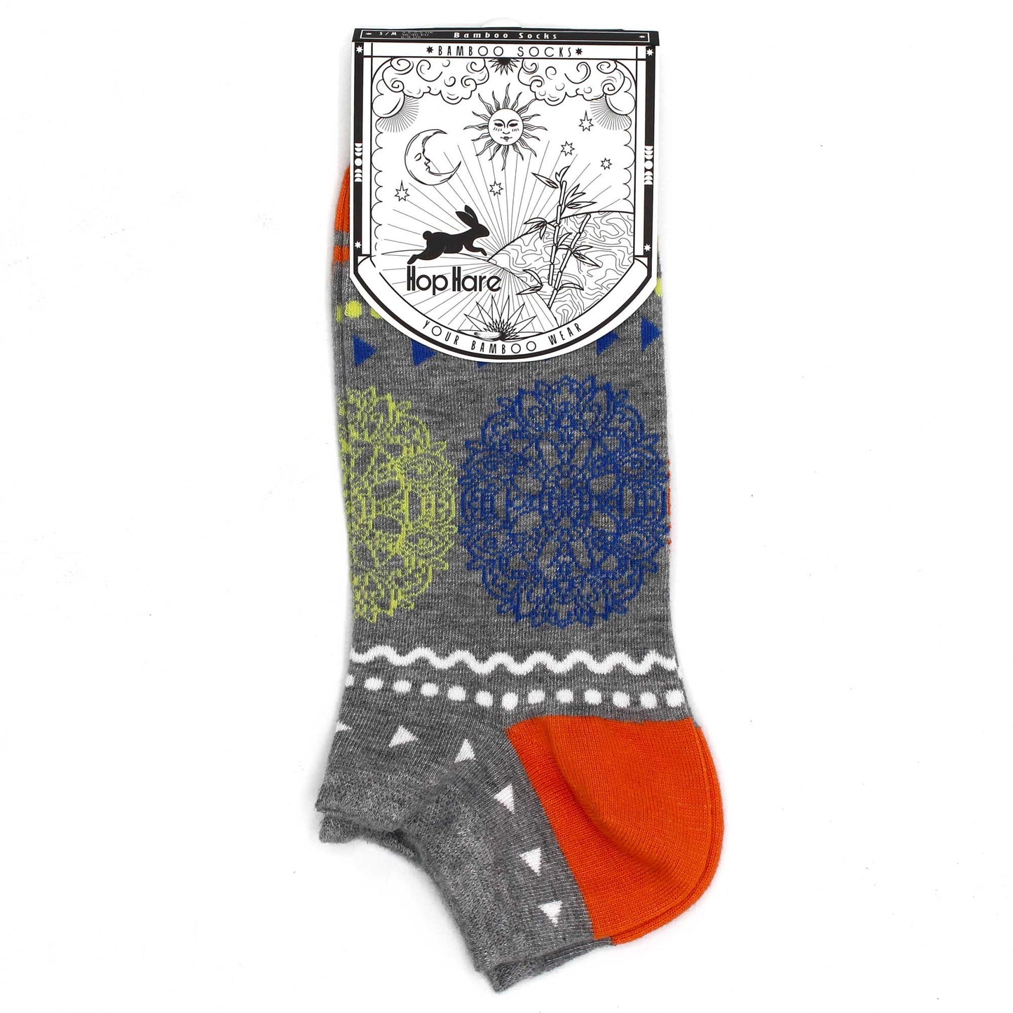 M/L Hop Hare Bamboo Socks Low (7.5-11.5) - Flowers of Life