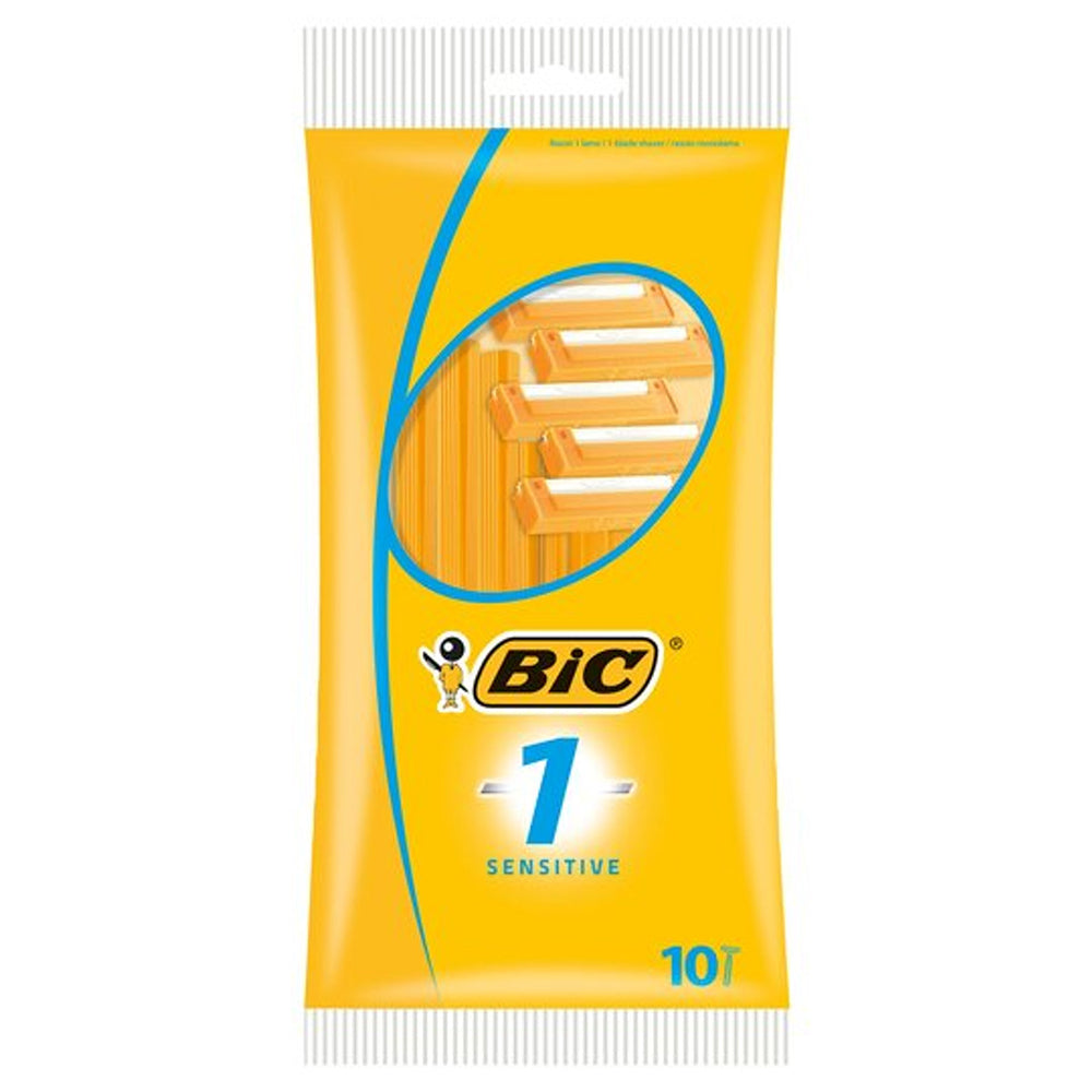 BiC BIC 1 Sensitive Shavers Smooth & Irritation-Free Shave for Sensitive Skin 10 Pack