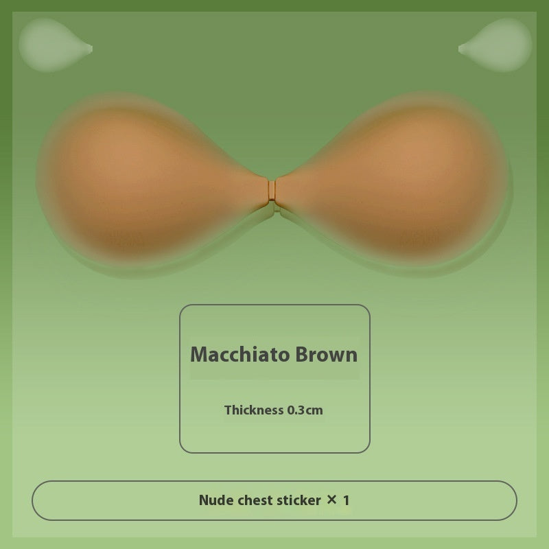 One-piece Solid State Silicone Bra Summer Lightweight